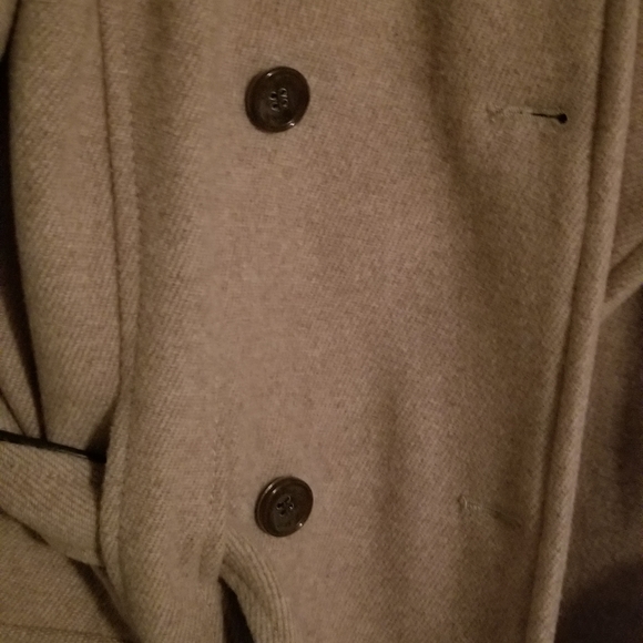 Calvin Klein Wool Peacoat cream with black lining - Picture 5 of 8